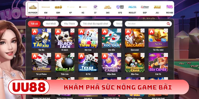 Khám phá sức nóng game bài