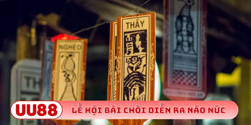 Lễ hội bài chòi diễn ra náo nức