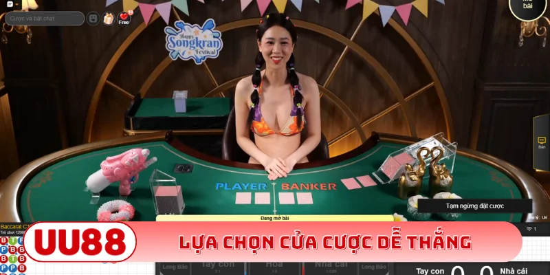 Lựa chọn cửa cược dễ thắng