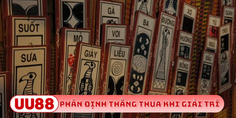 Phân định thắng thua khi giải trí