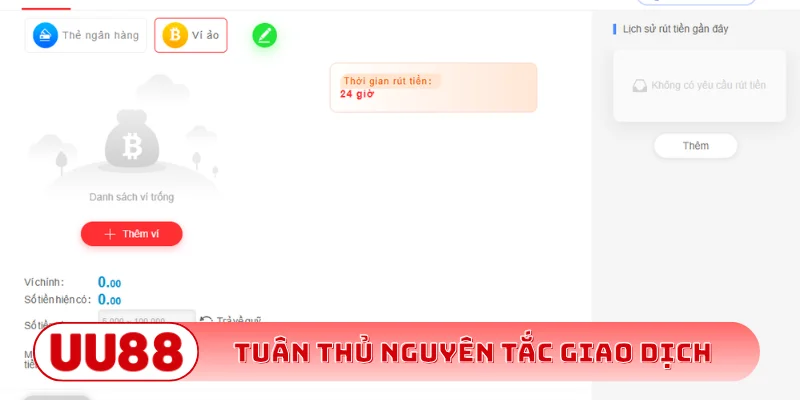 Tuân thủ nguyên tắc giao dịch