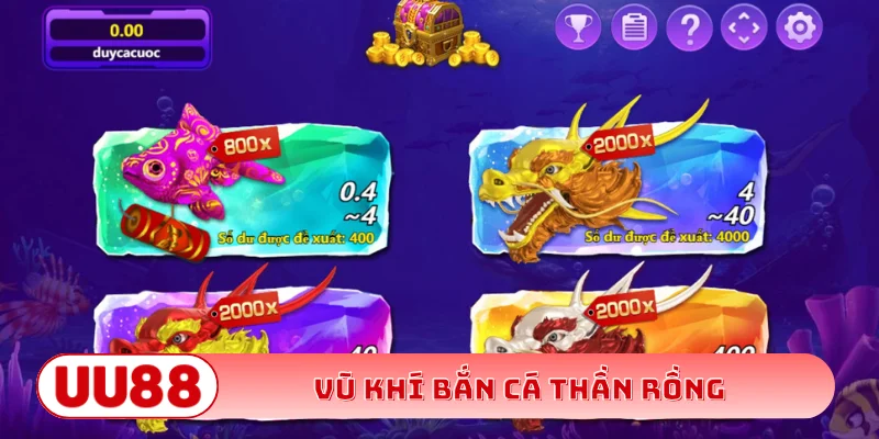 Vũ khí Bắn cá Thần Rồng